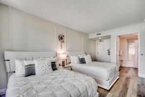Elegant bedroom, plush beds, and en-suite bath!