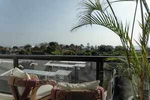 Udsigt fra balkon