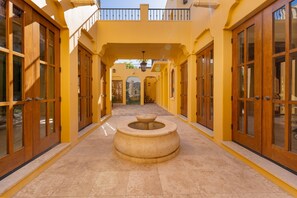 Main Patio / Water Fountain