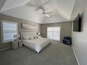 Beautiful Master Bedroom with King size bed