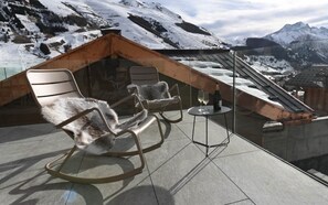 Terrasse 2 vue Glacier MUZELLE