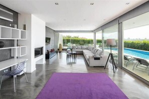 Open plan lounge and dining area