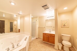 Large jetted tub