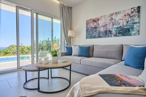 Lefkimmiatis Villa Erika Newly Built Living Area 