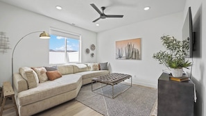 Crimson Canyon Condo - your Kanab getaway awaits. This new 3BR/2.5BA condo offers plenty of space for friends and families (sleeps 10), and is close to all the Southern Utah attractions!