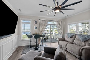Step into a space designed for relaxation and enjoyment,