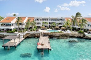 oceanfront complex with pool and direct access to the ocean 