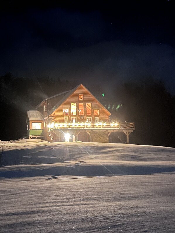 Expansive deck to enjoy all year round.