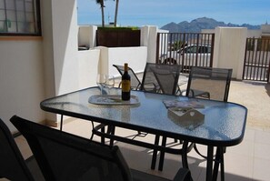 Outdoor dining area