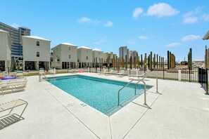 Immerse yourself in the inviting pool, soaking up the ambiance and enjoying a perfect getaway.