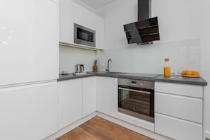 Kitchenette with a coffee machine