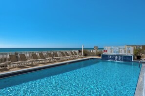 Gorgeous beach front pool