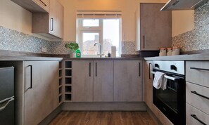Newly refurbished and fully equipped, this beautiful kitchen has everything you need whether it's for a quick coffee break or a 3 course dinner. 