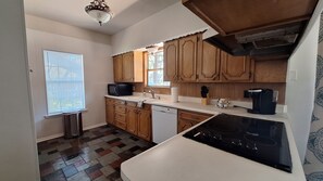 Fully stocked kitchen Including Coffee Bar and grilling utensils