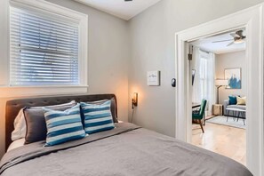 Living room conveniently close to the bedroom to make long days easier