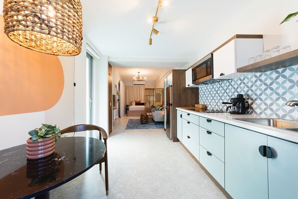 Kitchen Area in Canela Unit