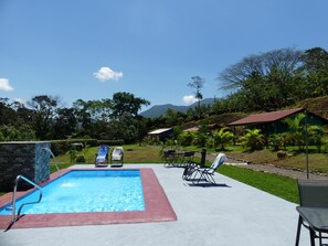 Cascada en la alberca