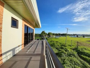 Outside deck right off your private room.