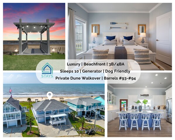 Welcome to The Paradise Palms: A gorgeous beachfront property featured by HTH Stays. Book your coastal getaway today!