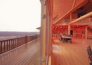 Terrace and house view