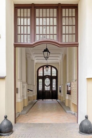 entrance to the building