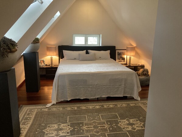 Ferienwohnung, 50 m², 1-2 Pers.-großes und gemütliches Doppelbett im Wohnraum