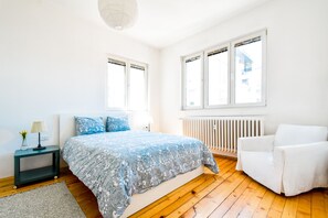 Dream easy in our queen-sized bed within a room that combines comfort with style. Have any questions? Feel free to ask!