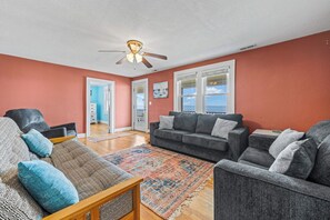 Living Area with View of the Sound