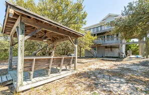 Gazebo and back of house