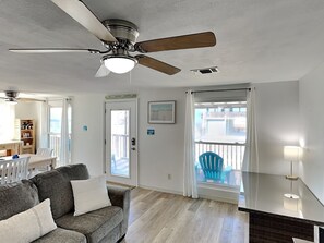 Living Room Area and Patio Access