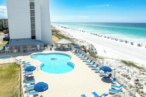 Beach front pool!