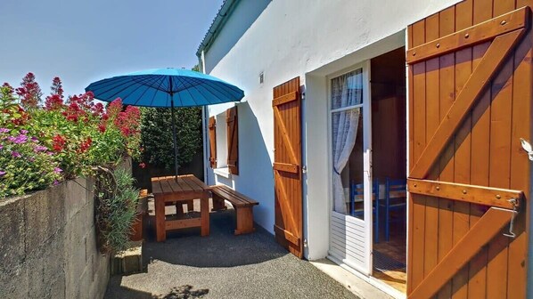Terrasse abritée