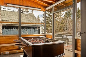 Play a game of foosball!
