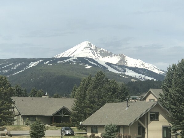 View from living room.
