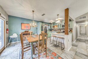 Dining Area | Dishware/Flatware Provided | High Chair | 2nd Floor
