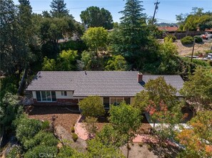 Private, hillside location