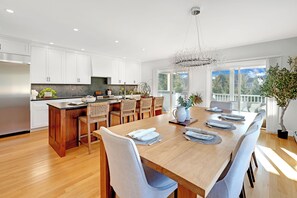 Full kitchen equipped for long stays