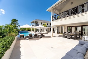 Luxurious two-story residence is located on the stunning West Coast of Barbados