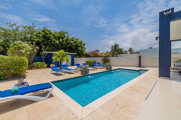 Indulge in the luxury of your own private pool, where you can unwind and create unforgettable memories with your loved ones in complete privacy and relaxation.