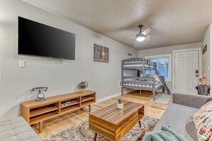 Living room has also additional bunk beds