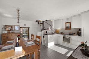 Kitchen and dining area