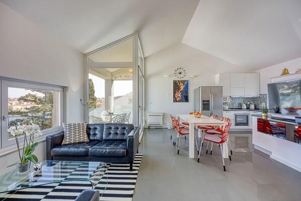 Living and dining room