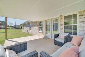 Covered Patio | Fenced-In Yard