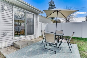 Back Patio | Fenced Yard