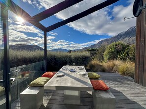 Enjoy sitting out on the patio