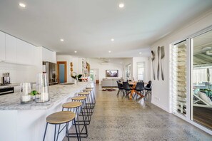 Make the most of the fully equipped kitchen