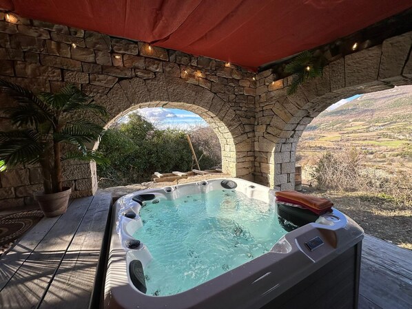 Bubbelpool utomhus