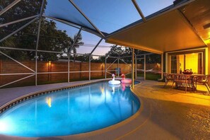 Indulge in a refreshing swim or dine under the stars 