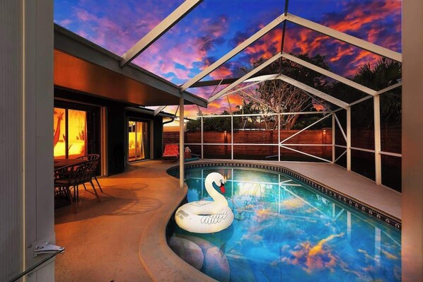 Indulge in a refreshing swim or dine under the stars 