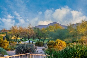 Backyard Golf Course & Mountain View